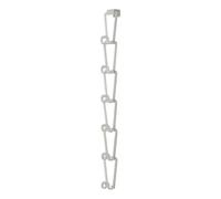 Yamazaki Bag Holder JOINT 6510 - Steel, Minimalist, White, S (7.5 x 8 x 77 cm)