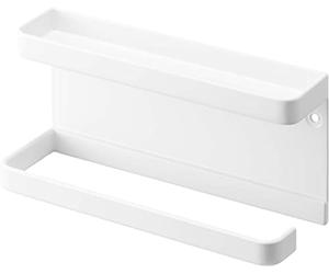 YAMAZAKI 6693 SMART Wall Mounted Umbrella Holder, white, Steel, Minimalist, 20 x 6.5 x 9.5 cm