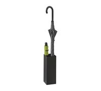 Yamazaki 6719 SMART Umbrella Stand, black, Steel/Polypropylene, Minimalist, 11 x 11 x 30 cm