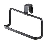 Yamazaki 6780 Tower Kitchen Towel Hanger, Black, Steel, Minimalist, 16 x 7 x 9.5 cm