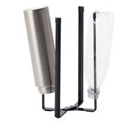 Yamazaki 6785 TOWER Kitchen Multi-Use Stand, black, Steel/Silicon Resin, Minimalist, 12 x 10 x 27 cm