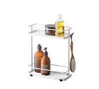 YAMAZAKI 6790 TOWER Dispenser Rack, white, Steel, Minimalist, 28 x 12 x 33.5 cm