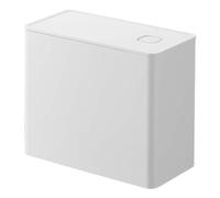 Yamazaki 6907 Tower Airtight Coffee Storage Container, White, Polypropylene/Silicone, Minimalist, 18.4 x 9.2 x 15.4 cm