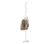 Yamazaki Coat Rack, Alloy Steel ABS, White, One Size