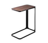 YAMAZAKI 7203 FRAME Side Table, black, Steel/Wood, Minimalist, 24 x 45 x 52 cm