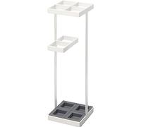 Yamazaki Umbrella Stand, Alloy Steel, White, One Size