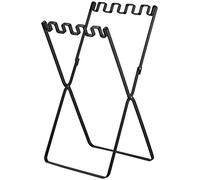 Yamazaki 7909 TOWER Garbage & Grocery Bag Holder, white, Steel, Minimalist, 33 x 31 x 60 cm