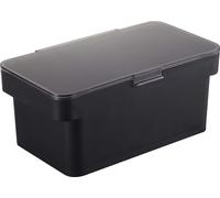 Yamazaki Airtight Pet Food Storage Container, 1.5kg, with Measuring Cup, Black,