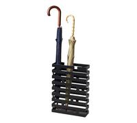 Yamazaki BRICK UMBRELLA STAND WIDE BK, Black