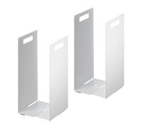 Yamazaki Connectable Towel Storage Rack, Set of 2, White, 14.5 x 14.5 x 30 cm, T