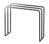 Yamazaki Dish Home Dishcloth Hanger | Steel | Towel Holder, One Size, Black