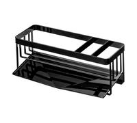 YAMAZAKI Dish Rack for sponges & Detergent, Alloy, Black, Steel, Standard Size