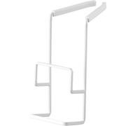 Yamazaki Faucet-Mounted Sponge Holder, Double, Approx. 6 x 16 x 15.5 cm, White,