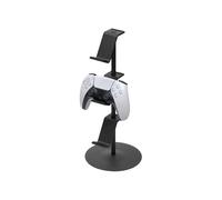 Yamazaki Home 5088-P Universal adjustable game controller stand/controller holder, Black
