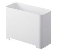 YAMAZAKI Home Bathroom Storage Organizer Self-Draining Corner Shower Caddy for Shampoo Soap or Cleaning Supplies | ABS Plastic, One Size, White