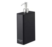 Yamazaki Home Conditioner Dispenser-Contemporary Bottle Pump for Shower, ABS Resin, Stainless, Polyethelene, Black, One Size