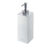 YAMAZAKI Home Shampoo Dispenser for Shower, Gel Pump Bottle, Acrylonitrile Butadiene Styrene (ABS) Plastic Stainless Steel Resin Alloy Steel, White, One Size