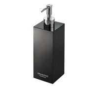 YAMAZAKI Home Shampoo Dispenser for Shower, Gel Pump Bottle, Acrylonitrile Butadiene Styrene (ABS) Plastic Stainless Steel Resin Alloy Steel, Black, One Size