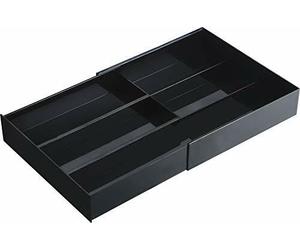 YAMAZAKI home Tower Expandable Cutlery Drawer Organizer BK Space Saving One Size