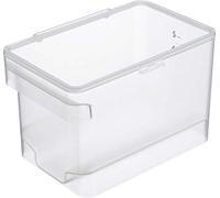 Yamazaki Industries 3379 Airtight Rice Bin, Sink, 11.0 lbs (5 kg), Plate, Measuring Cup Included, Clear