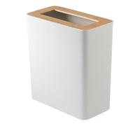 Yamazaki Rin Trash Can Square Beige, One Size
