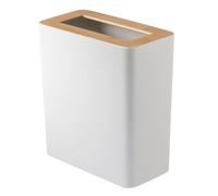 YAMAZAKI Slim Trash Can Square type Natural W28xD15xH30cm RIN 3196 Steel NEW