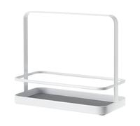 Yamazaki 2254 TOWER Seasoning Rack, White, Steel, Minimalist Design, 21 x 10 x 18 cm (LxWxH)