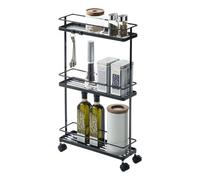 Yamazaki Storage cart, Steel, Black, One size