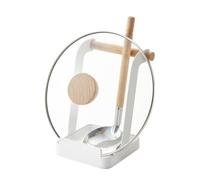 Yamazaki Lid Stand, Alloy Steel, White, One Size