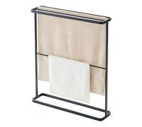 Yamazaki TOWER BATH TOWEL HANGER BK