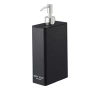 Yamazaki Tower Body Soap Dispenser Black Rectangular