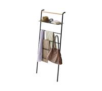 Yamazaki Tower Ladder Hanger Wide with Rack BK