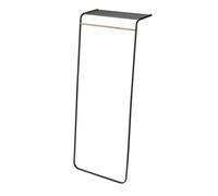 Yamazaki TOWER LEANING COAT HANGER WITH SHELF BK, black