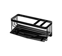 YAMAZAKI Tower Sponge & Bottle Holder with Drainer, black