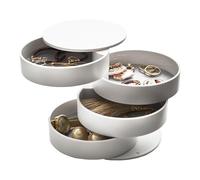YAMAZAKI Tower Trinket Box ABS White One Size