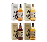 Yamazaki Tsukuriwake Cask Collection 2022 / Set of 4 Bottles Japanese Whisky