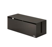 Yamazaki 2708 WEB Cable Box, Brown, PC-ABS Resin, Minimalist Design, 40 x 15.5 x 14.5 cm (LxWxH)