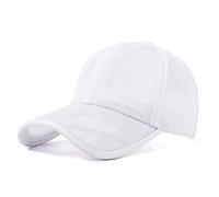 YAMEE Summer Baseball Cap for Men Plus Size Mesh Running Hats Breathable Outdoor Sports Quick Dry Hat (as8, Alpha, x_l, White)