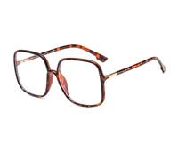 YAMEIZE Blue Light Blocking Glasses for Women Square Oversized Anti Blue Light Big Frame Glasses Anti Glare Eyewear for Reading Computer Gaming