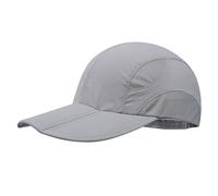 YAMEIZE Quick Dry Baseball Cap Adjustable - Baseball Hat for Men Women Unisex Trendy Cotton Breathable Sports Golf Sun Hat Climbing Hiking Hat Outdoor Light Grey