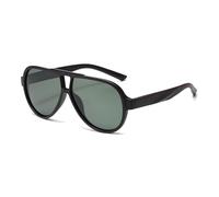 YAMEIZE Retro Pilot Double Bridge Sunglasses - for Women Men Classic Vintage Style UV400 Protection Round Eyewear Driving