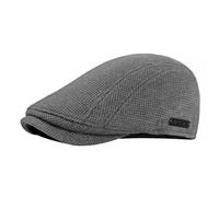 YAMEIZE Retro Style Flat Cap for - Men Women Adjustable Warm Newsboy Hat Lined Cabbie Ivy Cap Trendy Cotton Beret Peaky Flat Cap Driving