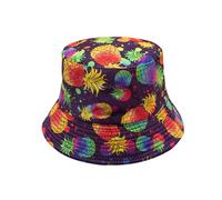YAMEIZE Stylish Summer Bucket Hat for - Women Men Teens Double Side Reversible Mushroom Fisherman Hat Sun Hiking Beach Outdoor