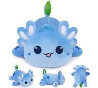 Yamepuia Axolotl Plush,Cute Blueberry Axolotl Plush Pillow | 18cm Blue Stuffed Animal Toy Cute Hugging Animal Plushie Pillow Birthdays Gifts for Kids Boys Girls,Home Decoration