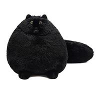 Yamepuia Black Cat Stuffed Animal,Black Cat Plush Pillow,Soft Plush Cat Stuffed Plushies,Fat Cat Plushie Big Stuffed Animals for Girls Boys Kids Birthday Decorations