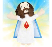 Yamepuia Easter Jesus Plush,My Friend Jesus Plush Doll Toys,Classic Savior Jesus Stuffed Plush Doll for Children,Religious Christ Dolls,Easter Gifts Decoration for Home Party Supplies