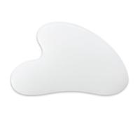 YAMHOHO Gua Sha Jade Stone Gua Sha Massage Tool, Guasha Tool for Face and Body Skin Massage. Tools for SPA Acupuncture, Pink Stone for Body Face Neck and Eye, Skin Care Gift for Woman (White)