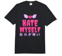 Yami Kawaii Hate Myself Pastel Goth Comfort Colors Adult Heavyweight T-Shirt