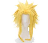 Yamia Anime Cosplay Wig for My Hero Academia All Might Synthetic Wigs with free Cap