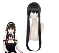 Yamia Anime Cosplay Wig for Spy Family Cosplay Wigs Yor Forger Role Play Wig with Free Wig Cap